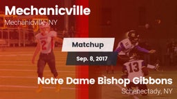 Matchup: Mechanicville High vs. Notre Dame Bishop Gibbons  2017