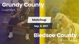 Matchup: Grundy County High vs. Bledsoe County  2017