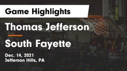 Thomas Jefferson  vs South Fayette  Game Highlights - Dec. 14, 2021