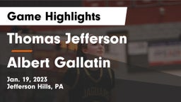 Thomas Jefferson  vs Albert Gallatin Game Highlights - Jan. 19, 2023