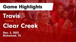 Travis  vs Clear Creek Game Highlights - Dec. 2, 2023