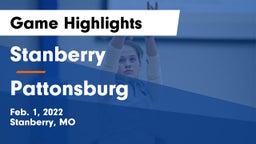 Stanberry  vs Pattonsburg  Game Highlights - Feb. 1, 2022