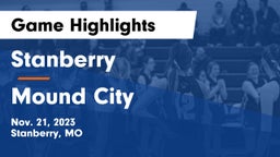 Stanberry  vs Mound City  Game Highlights - Nov. 21, 2023