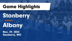 Stanberry  vs Albany  Game Highlights - Nov. 29, 2023