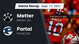 Recap: Metter  vs. Portal  2021
