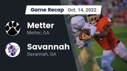 Recap: Metter  vs. Savannah  2022