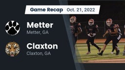 Recap: Metter  vs. Claxton  2022