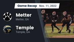 Recap: Metter  vs. Temple  2022