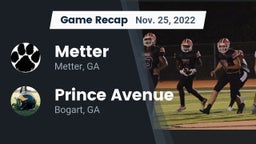Recap: Metter  vs. Prince Avenue  2022