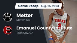 Recap: Metter  vs. Emanuel County Institute  2023