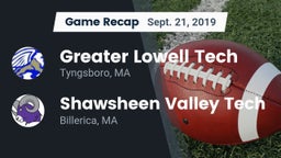 Recap: Greater Lowell Tech  vs. Shawsheen Valley Tech  2019