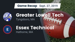 Recap: Greater Lowell Tech  vs. Essex Technical  2019