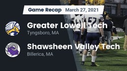 Recap: Greater Lowell Tech  vs. Shawsheen Valley Tech  2021