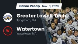 Recap: Greater Lowell Tech  vs. Watertown  2023