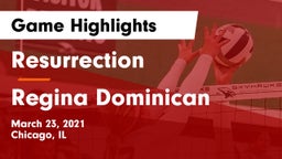 Resurrection  vs Regina Dominican  Game Highlights - March 23, 2021