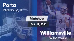 Matchup: Porta  vs. Williamsville  2016