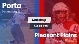 Matchup: Porta  vs. Pleasant Plains  2017