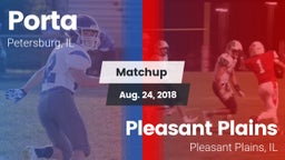Matchup: Porta  vs. Pleasant Plains  2018