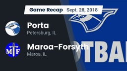 Recap: Porta  vs. Maroa-Forsyth  2018