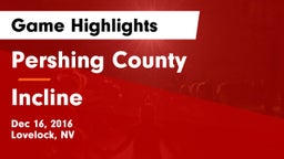 Pershing County  vs Incline  Game Highlights - Dec 16, 2016