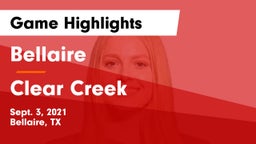 Bellaire  vs Clear Creek  Game Highlights - Sept. 3, 2021