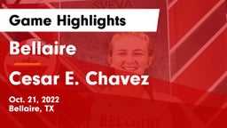 Bellaire  vs Cesar E. Chavez  Game Highlights - Oct. 21, 2022