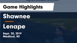 Shawnee  vs Lenape  Game Highlights - Sept. 20, 2019