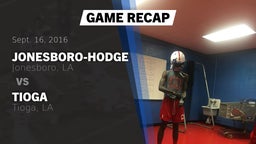 Recap: Jonesboro-Hodge  vs. Tioga  2016