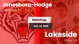 Matchup: Jonesboro-Hodge vs. Lakeside  2016