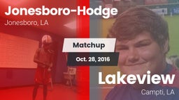 Matchup: Jonesboro-Hodge vs. Lakeview  2016