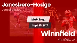 Matchup: Jonesboro-Hodge vs. Winnfield  2017