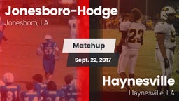 Matchup: Jonesboro-Hodge vs. Haynesville  2017