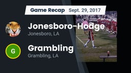 Recap: Jonesboro-Hodge  vs. Grambling  2017