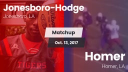 Matchup: Jonesboro-Hodge vs. Homer  2017
