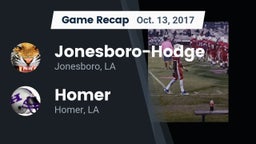Recap: Jonesboro-Hodge  vs. Homer  2017