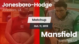 Matchup: Jonesboro-Hodge vs. Mansfield  2019