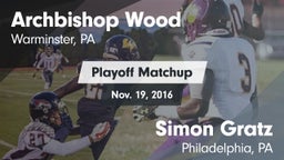 Matchup: Archbishop Wood High vs. Simon Gratz  2016