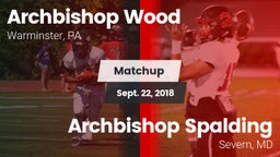 Matchup: Archbishop Wood High vs. Archbishop Spalding  2018