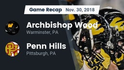 Recap: Archbishop Wood  vs. Penn Hills  2018