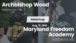 Matchup: Archbishop Wood High vs. Maryland Freedom Academy 2019
