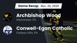 Recap: Archbishop Wood  vs. Conwell-Egan Catholic  2020