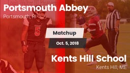 Matchup: Portsmouth Abbey vs. Kents Hill School 2018