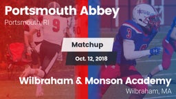 Matchup: Portsmouth Abbey vs. Wilbraham & Monson Academy  2018