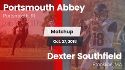Matchup: Portsmouth Abbey vs. Dexter Southfield  2018