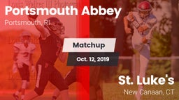 Matchup: Portsmouth Abbey vs. St. Luke's  2019