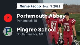 Recap: Portsmouth Abbey  vs. Pingree School 2021