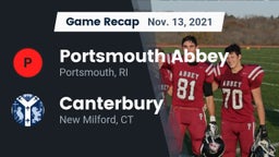 Recap: Portsmouth Abbey  vs. Canterbury  2021