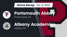 Recap: Portsmouth Abbey  vs. Albany Academies 2022