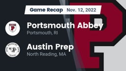 Recap: Portsmouth Abbey  vs. Austin Prep  2022