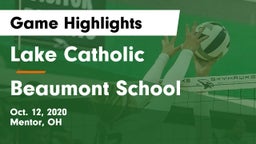 Lake Catholic  vs Beaumont School Game Highlights - Oct. 12, 2020